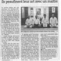 passage de grades en Belgique pour 3 aikidokas