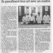 passage de grades en Belgique pour 3 aikidokas
