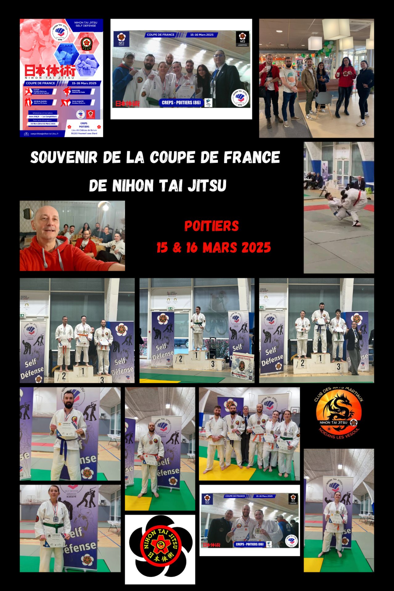 Souvenir de la coupe de france de nihon tai jitsu 1